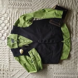 Le 31 Vest with Pocket and Stitching Details